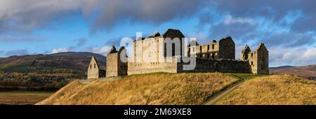 La caserne Ruthven, construite après la rébellion Jacobite de 1715, à Kingussie, Badenoch et Strathspey, en Écosse Banque D'Images