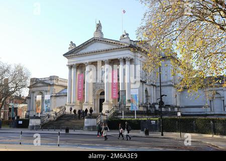 Tate Gallery sur Millbank, Londres, Royaume-Uni Banque D'Images