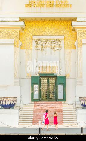 Entrée du hall d'exposition des viennois Banque D'Images