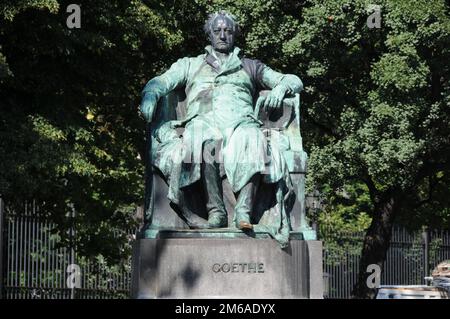 Goethe-Mémorial à Vienne, Autriche Banque D'Images