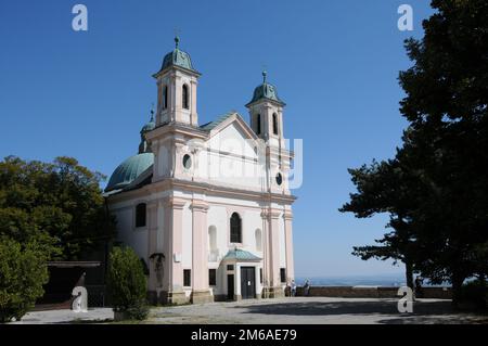 Eglise Saint Leopold sur la montagne Leopold (Vienne) Banque D'Images