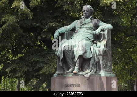 Goethe-Mémorial à Vienne, Autriche Banque D'Images