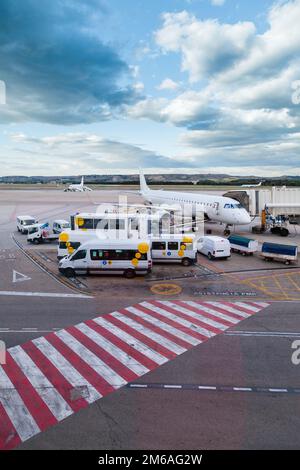 Piste de l’aéroport Banque D'Images