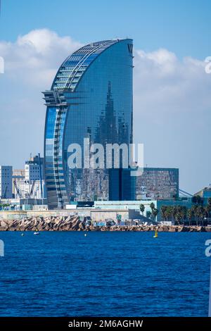 Mirador Hôtel à Barcelone Espagne Banque D'Images