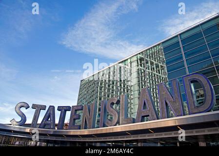 Staten Island Ferry terminal, NY Banque D'Images