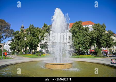 Fontaine, Viktoria-Luise-Platz, Schoeneberg, Berlin, Allemagne Banque D'Images