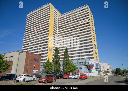 Tours, Helene-Weigel-Platz, Marzahn, Berlin, Allemagne Banque D'Images