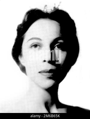 Maria Tallchief. Photographie de la ballerine amérindienne Elizabeth Marie Tallchien (1925-2013) en 1961 Banque D'Images