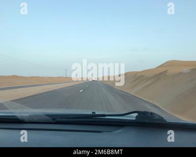 Maroc, environs de Laayoune Banque D'Images