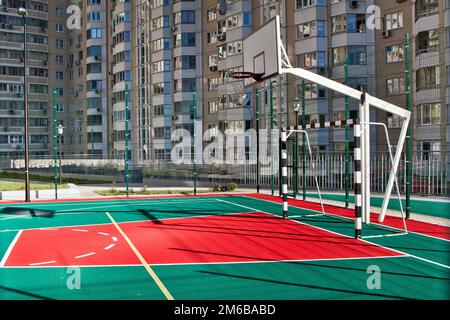 Vide de basket-ball dans les jeux pour enfants Banque D'Images