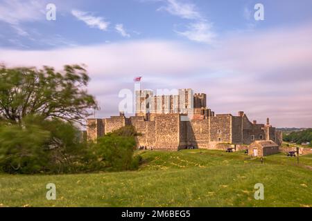 Douvres - 04 juin 2022 : le château fort de Douvres dans le Kent, en Angleterre. Banque D'Images