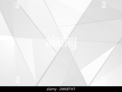 Résumé TECH bas poly gris fond Banque D'Images