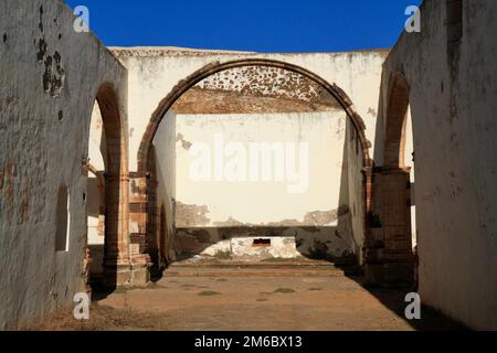 Ruines de l'église Iglesia Conventual de San Buenaventura, Fuerteventura Banque D'Images