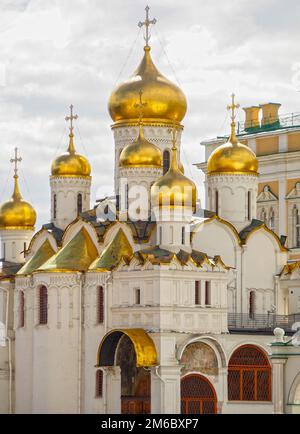 Cathédrale de l'Annonciation au Kremlin à Moscou en Russie Banque D'Images