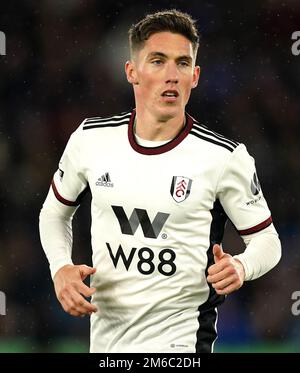 Harry Wilson de Fulham en action pendant le match de la Premier League au King Power Stadium de Leicester. Date de la photo: Mardi 3 janvier 2023. Banque D'Images