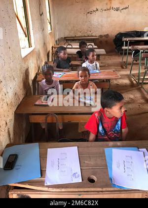 Mauritanie, Chinguetti, Entkemkemt School Banque D'Images