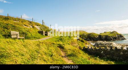 Dans le NORD DU PAYS DE GALLES PORTH DAFARCH Banque D'Images