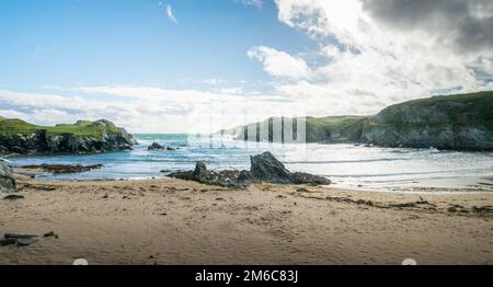 Dans le NORD DU PAYS DE GALLES PORTH DAFARCH Banque D'Images