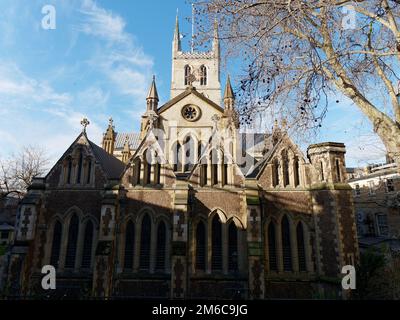 Cathédrale de Southwark près de London Bridge. Londres, Angleterre. Banque D'Images