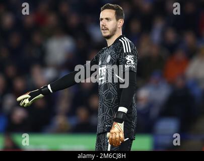 Leicester, Angleterre, le 3rd janvier 2023. Danny Ward de Leicester City pendant le match de la Premier League au King Power Stadium de Leicester. Le crédit photo doit être lu : Darren Staples / Sportimage Banque D'Images