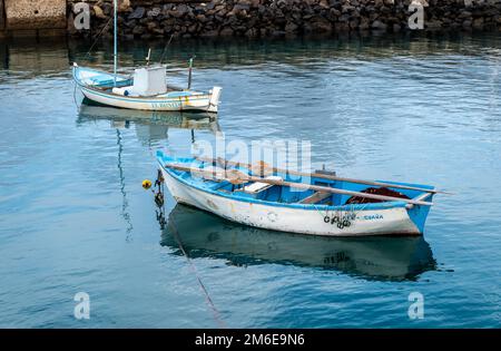 Port de Morro Jable sur Fuerteventura, Espagne Banque D'Images