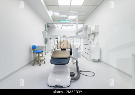 Intérieur du bureau médical de la dentisterie, équipement spécial Banque D'Images