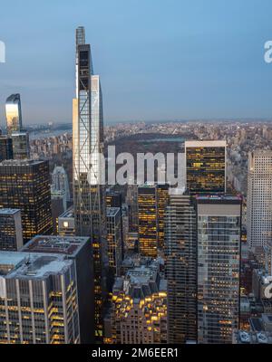 111 West 57th Street, Midtown Manhattan, New York City Banque D'Images