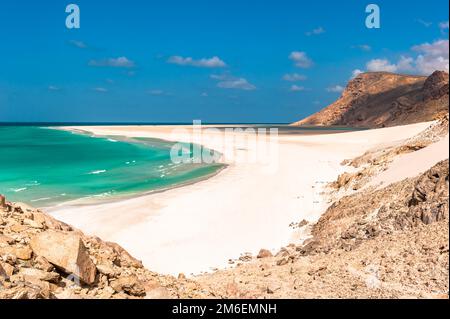 Detwah lagoon, île de Socotra, au Yémen Banque D'Images