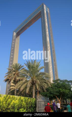 Dubaï cadre architecture moderne et contemporaine de bâtiment dans la ville de Dubaï, Émirats arabes Unis Banque D'Images