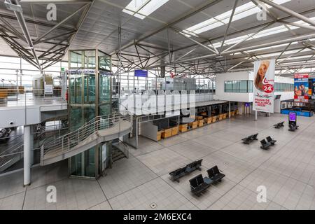 Flughafen Münster Osnabrück Airport FMO in Deutschland terminal Banque D'Images