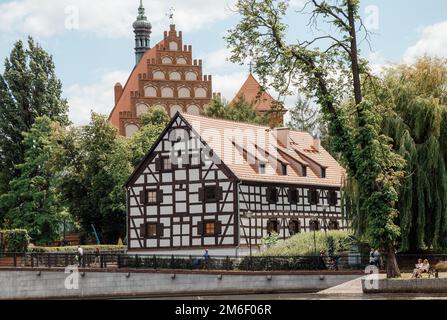 12.07.2020. Bydgoszcz. Pologne. Un voyage à Bydgoszcz. Architecture de ville européenne. Vieille ville de Pologne. Banque D'Images