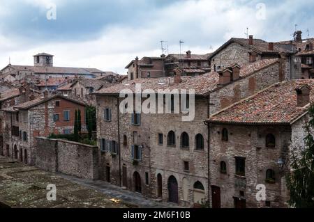 Série de villes médiévales d'Italie - Gubbio en Ombrie Banque D'Images