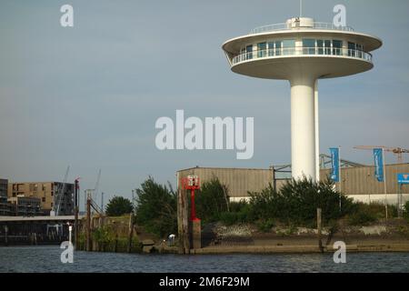 Tour résidentielle Lighthouse Zero à Hambourg Banque D'Images