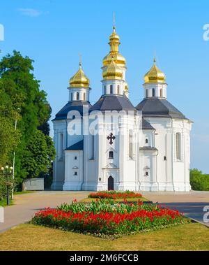 Célèbre église de Catherine Chernihiv, Ukraine Banque D'Images