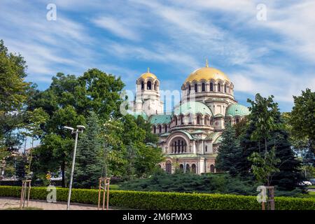 Cathédrale Saint Aleksandar Nevski, Sofia Bulgarie. Banque D'Images