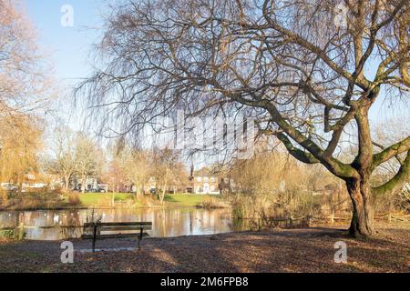 Londres- décembre 2022: Ham zone commune de Richmond dans le sud-ouest de Londres Banque D'Images