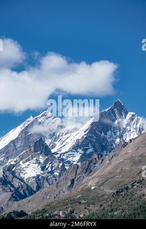 Alpes suisses montagnes autour du village de Zermatt en Suisse Banque D'Images