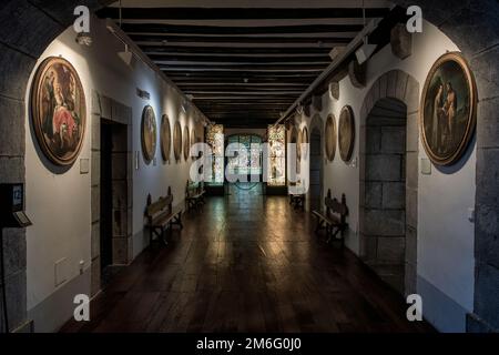 Lieu de naissance de Saint Ignace de Loyola à partir du XIVe siècle Mudejar art à Azpeitia, municipalité de la province de Guipúzcoa, Pays basque, Espagne Banque D'Images