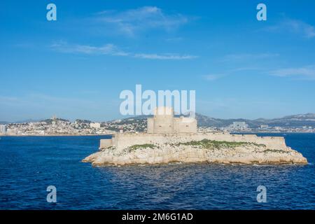 Découverte du port de Marseille et des îles de la région, France Banque D'Images