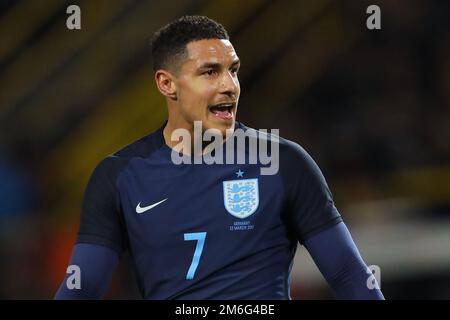 Jake Livermore d'Angleterre - Allemagne / Angleterre, International friendly, signal Iduna Park, Dortmund - 22nd mars 2017. Banque D'Images