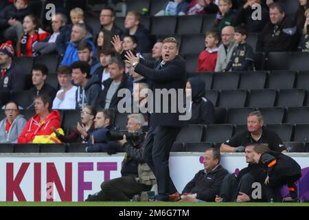 Directeur de Milton Keynes dons, Karl Robinson - Milton Keynes dons / Port Vale, Sky Bet League One, Stadium mk, Milton Keynes - 9th octobre 2016. Banque D'Images