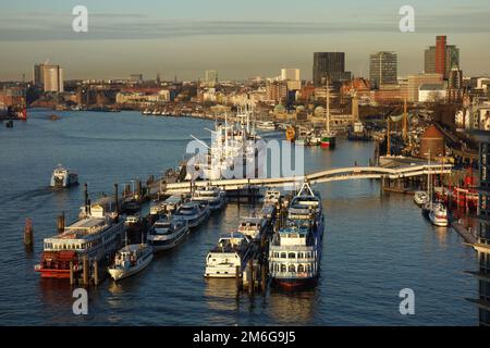Port de Hambourg Banque D'Images