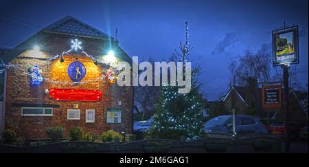 GYCA Bellhouse Club en hiver Bell House Farm, Bellhouse Lane, Grappenhall, Warrington, Cheshire, ANGLETERRE, ROYAUME-UNI, WA4 2SG Banque D'Images
