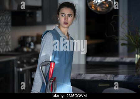 Série télévisée de maid Margaret Qualley Banque D'Images