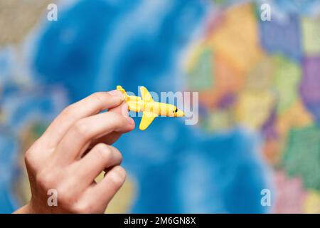 Concept: Vols internationaux à bord d'avions d'affrètement et de voyages Banque D'Images