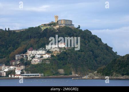 Monte Igueldo à San Sebastian Banque D'Images
