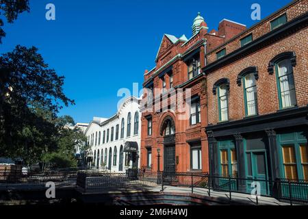 Freemansion Hall, Savannah, Géorgie, États-Unis Banque D'Images