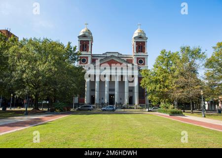 La basilique de l'Immaculée conception, siège de l'archidiocèse de Mobile, Alabama, Etats-Unis Banque D'Images