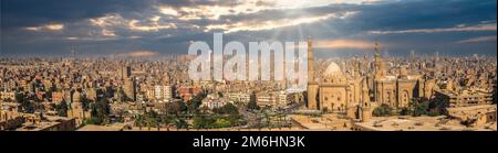 Vue panoramique sur le Caire Banque D'Images