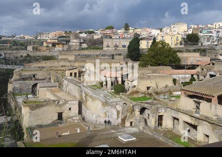 Aperçu d'Herculanum - Italie Banque D'Images